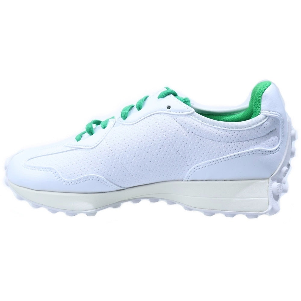 New Balance(ニューバランス) WGS327AG ゴルフスパイク ローカットスニーカー レディース ホワイト/グリーン US7/24cm