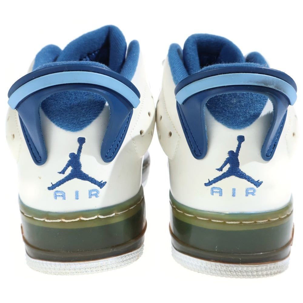 NIKE(ナイキ) 【観賞用 2008年製】 AIR JORDAN FUSION 6 エア ジョーダン フージョン ミッドカットスニーカー ホワイト US7/25cm 343095-141 レディース