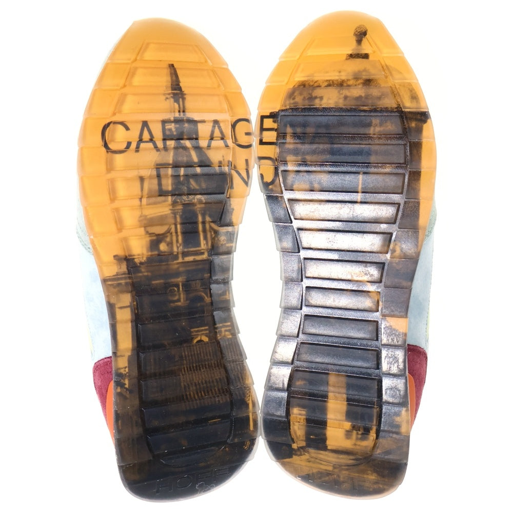 NO BRAND(ノーブランド) HOFF (ホフ) スウェード切り替え ローカットスニーカー レディース マルチカラー