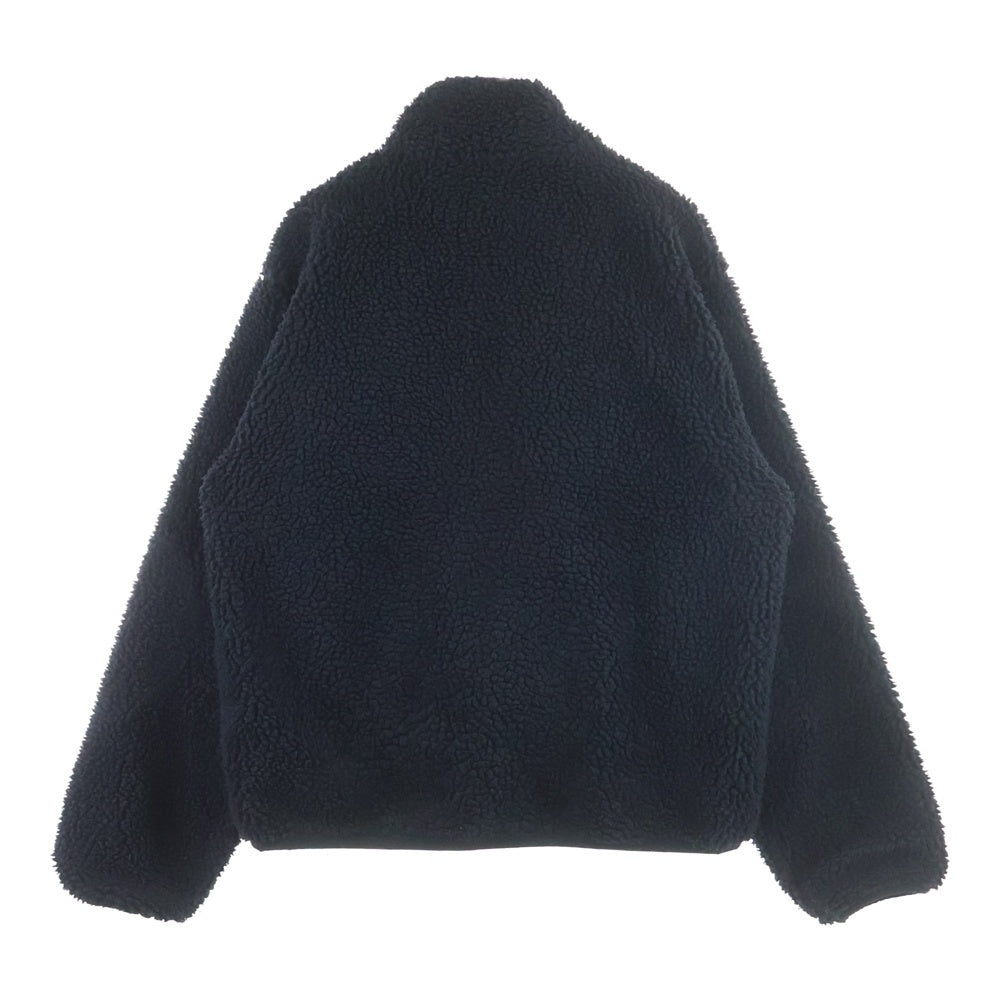STUSSY(ステューシー) SHERPA REVERSIBLE JACKET シャープ リバーシブル ボアジャケット ブラック