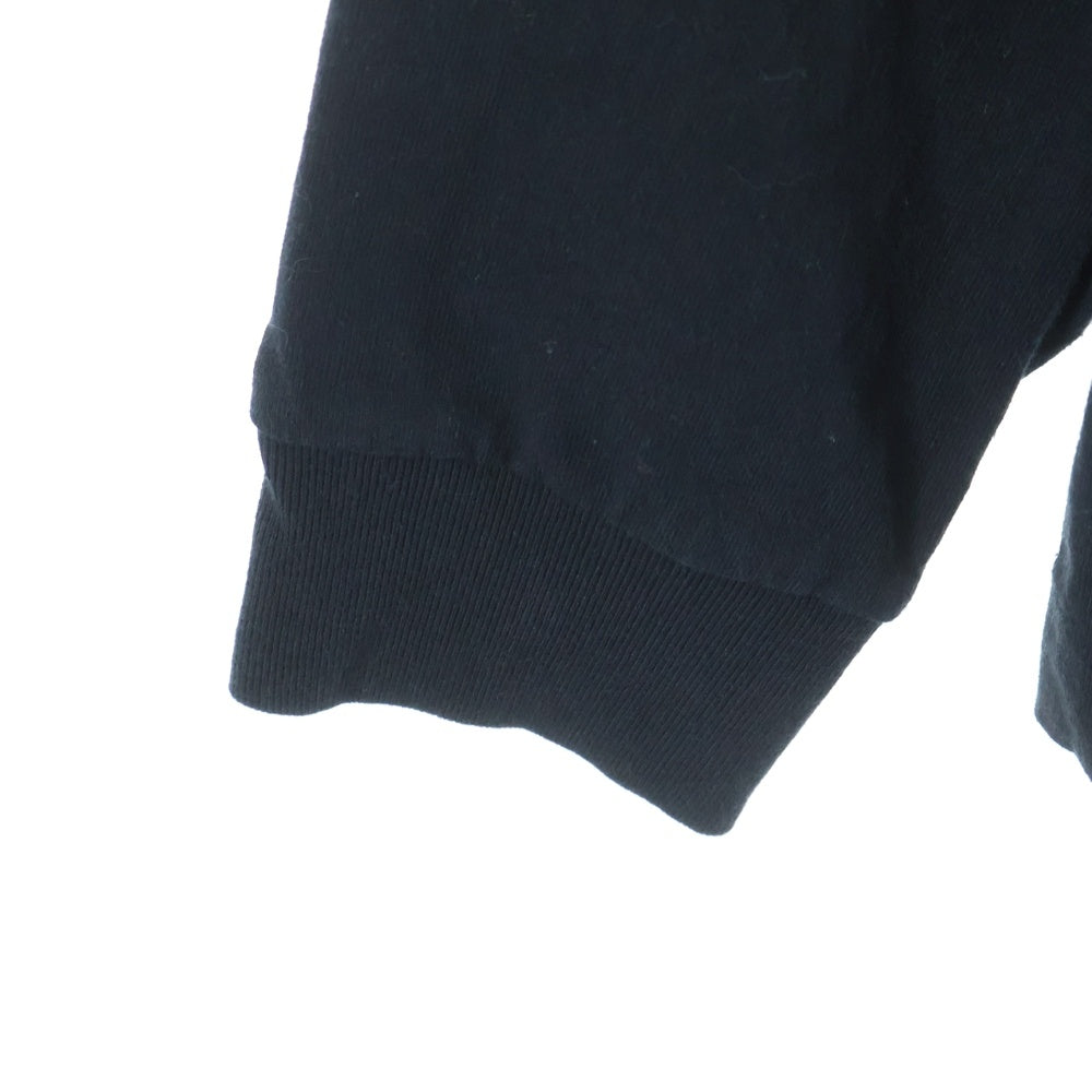 HUMAN MADE(ヒューマンメイド) 23SS ×VICTOR VICTOR WORLDWIDE L/S TEE ヴィクター ヴィクター ワールドワイド クルーネック カットソー 長袖Tシャツ ブラック