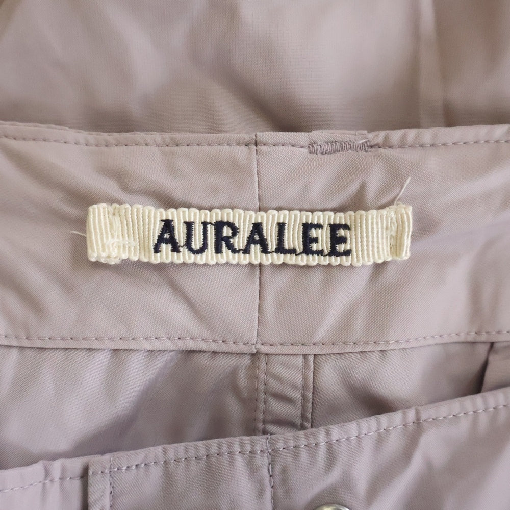 AURALEE(オーラリー) 21SS HIGHCOUNT LIGHT NYLON FATIGUE PANTS ハイカウント ライト ファティーグ ナイロンパンツ ピンク A21SP02NL