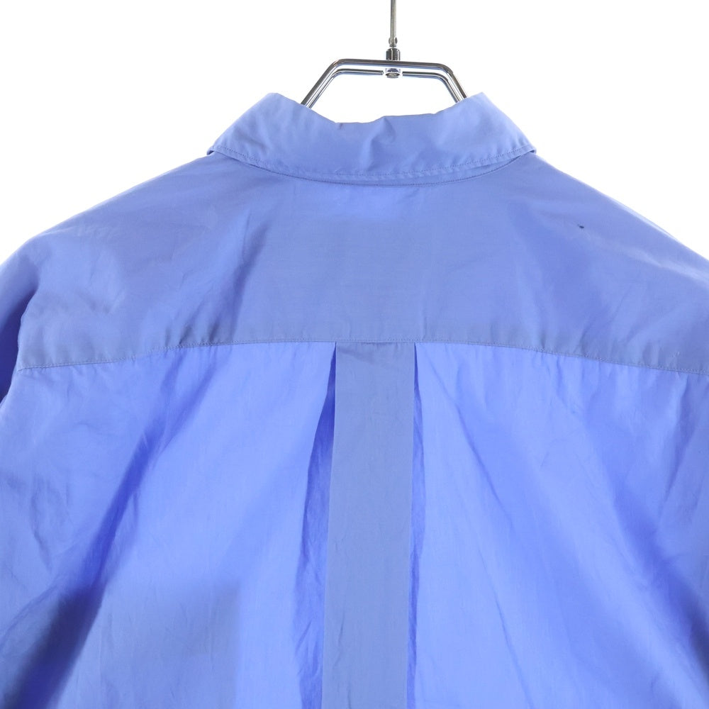 Graphpaper(グラフペーパー) 19SS レギュラーカラー コットン長袖シャツ ブルー GM191-50028B