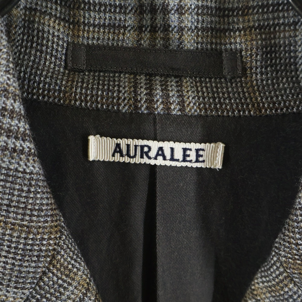 AURALEE(オーラリー) 17AW DOUBLE FACE CHECK LONG COAT ダブル