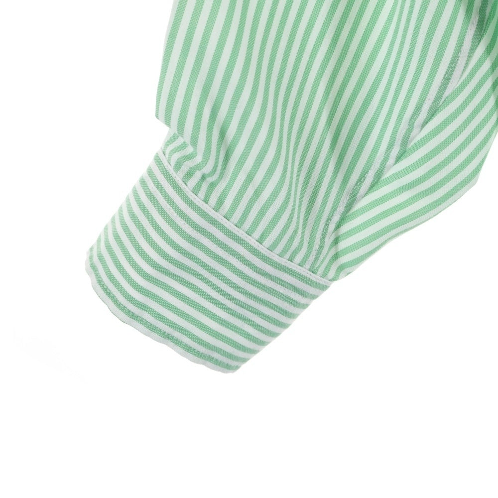 DAIWA PIER39(ダイワ ピアサーティナイン) TECH BUTTON DOWN SHIRTS L/S OXFORD オックスフォード ボタンダウン ストライプシャツ グリーン/ホワイト BE-86023