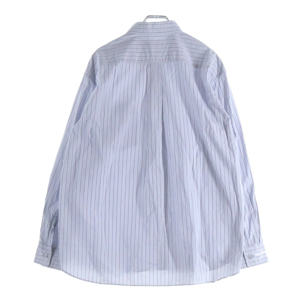 THOMAS MASON(トーマスメイソン) ×THOMAS MASON トーマス メイソン レギュラーカラー ストライプ長袖シャツ ブルー 183-60304