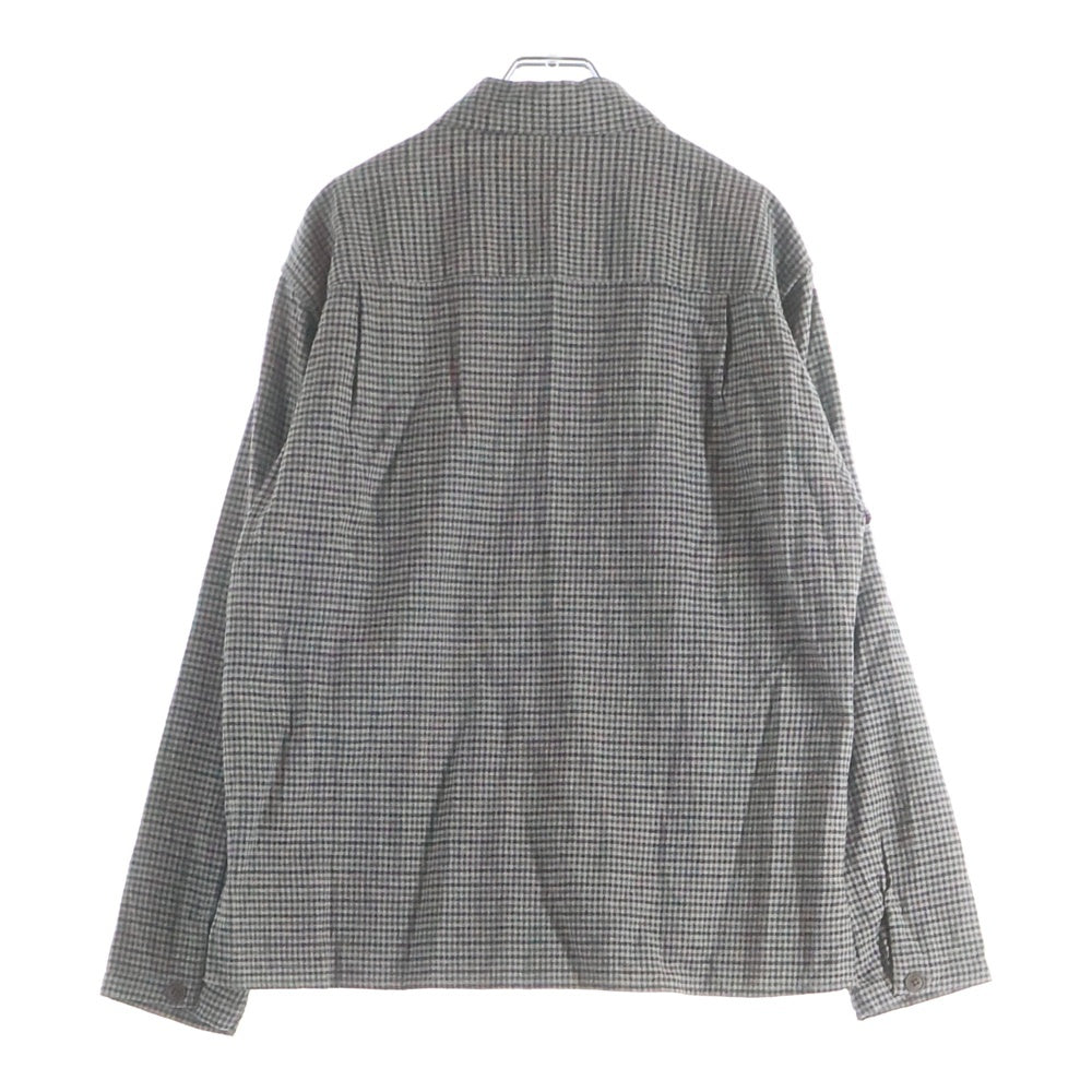 Steven Alan(スティーブンアラン) VNTG CHECK BOX CAMP COLLAR SHIRT BOLD ヴィンテージ チェック ボックス キャンプカラーシャツ ブラウン 8111-199-0555