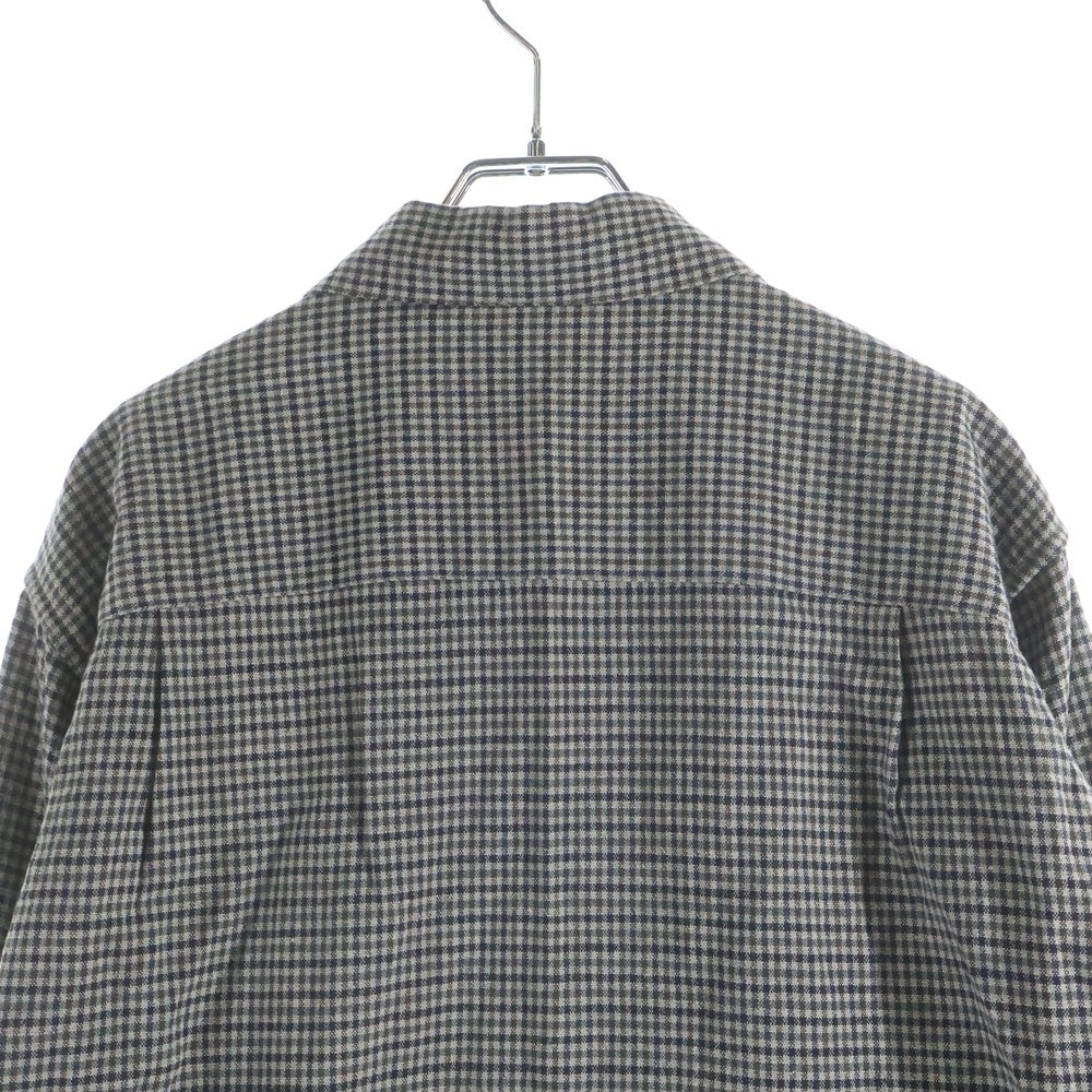 Steven Alan(スティーブンアラン) VNTG CHECK BOX CAMP COLLAR SHIRT BOLD ヴィンテージ チェック ボックス キャンプカラーシャツ ブラウン 8111-199-0555