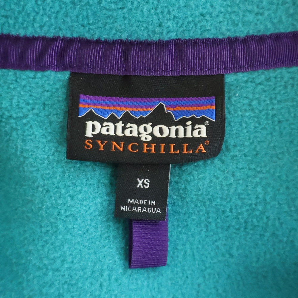 PATAGONIA(パタゴニア) 17SS SYNCHILLA シンチラ ハーフボタン フリースジャケット グリーン/ブラック 25580SP17