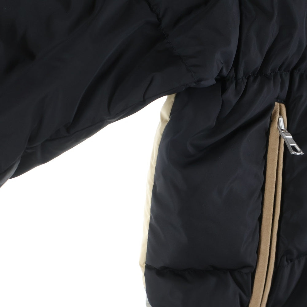 MONCLER(モンクレール) 21AW ×PALM ANGELS PANAMINT パームエンジェルス パナミント フーデッドダウンジャケット ブラック G209L1A00013