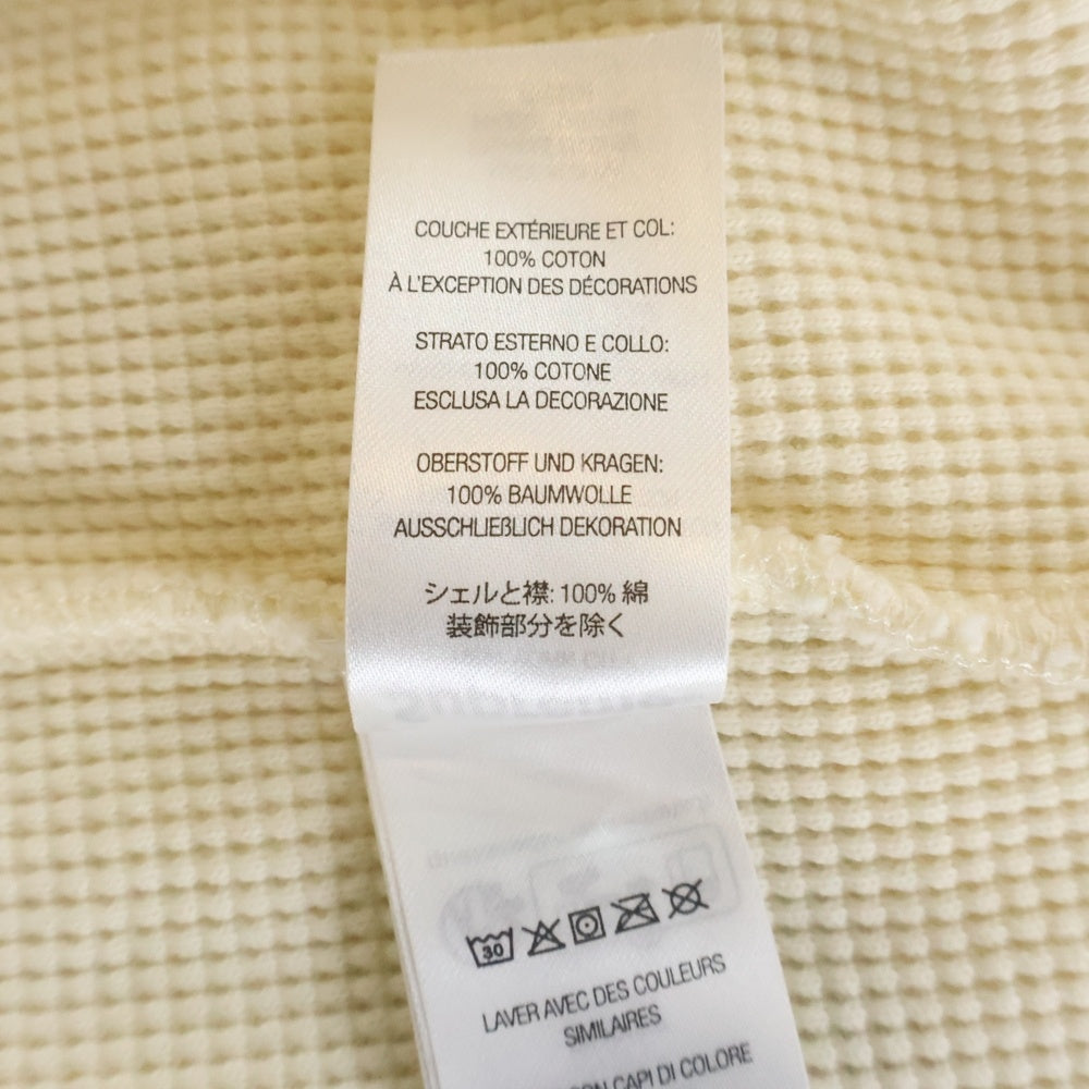 SUPREME(シュプリーム) 23AW Thermal L/S Polo サーマル ロングスリーブ ポロシャツ アイボリー