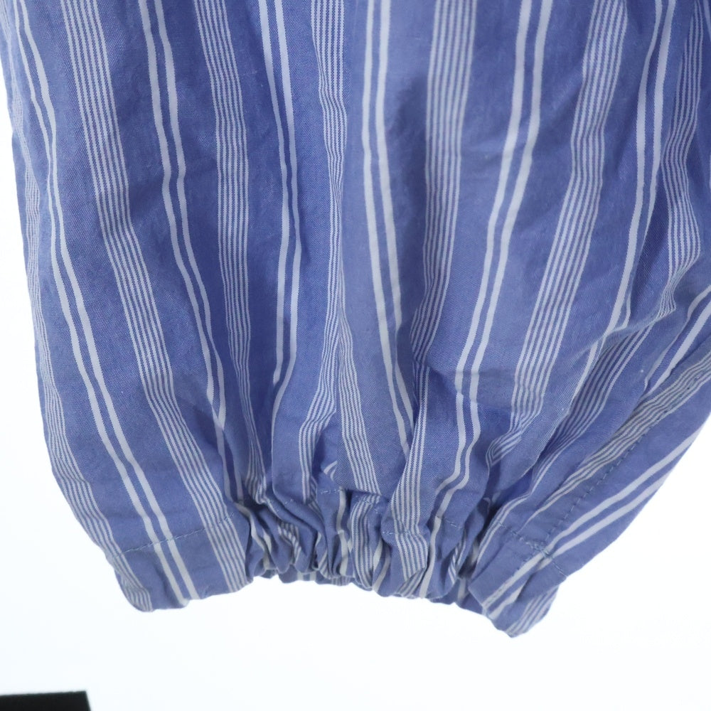 UNUSED(アンユーズド) 20SS STRIPE PULLOVER JACKET ストライプ プルオーバー フーデッドジャケット ブルー/ホワイト US1793