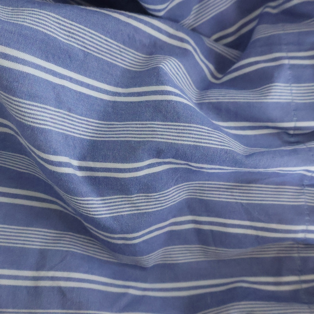 UNUSED(アンユーズド) 20SS STRIPE PULLOVER JACKET ストライプ プルオーバー フーデッドジャケット ブルー/ホワイト US1793