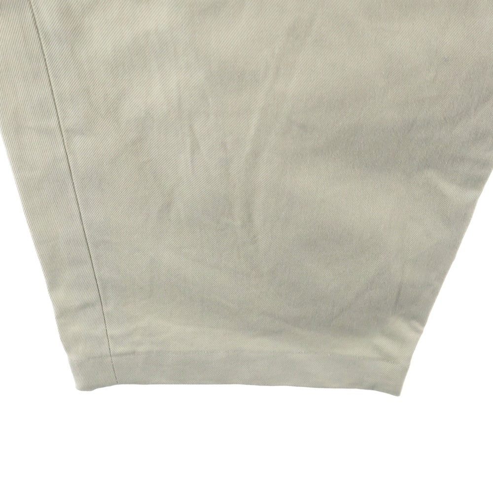 Ets.MATERIAUX(マテリオ) Ets.MATERIAUX (マテリオ) コットン 2タック チノ トラウザーズパンツ ライトグレー 21-030-300-2607-1-0