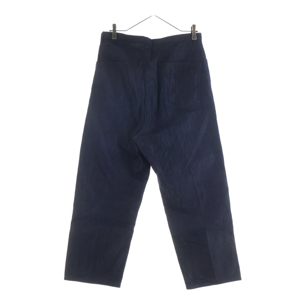 NO BRAND(ノーブランド) KIJI (キジ) ボタンフライ テーパードデニムパンツ ジーンズ インディゴ BBZ2011203A0001
