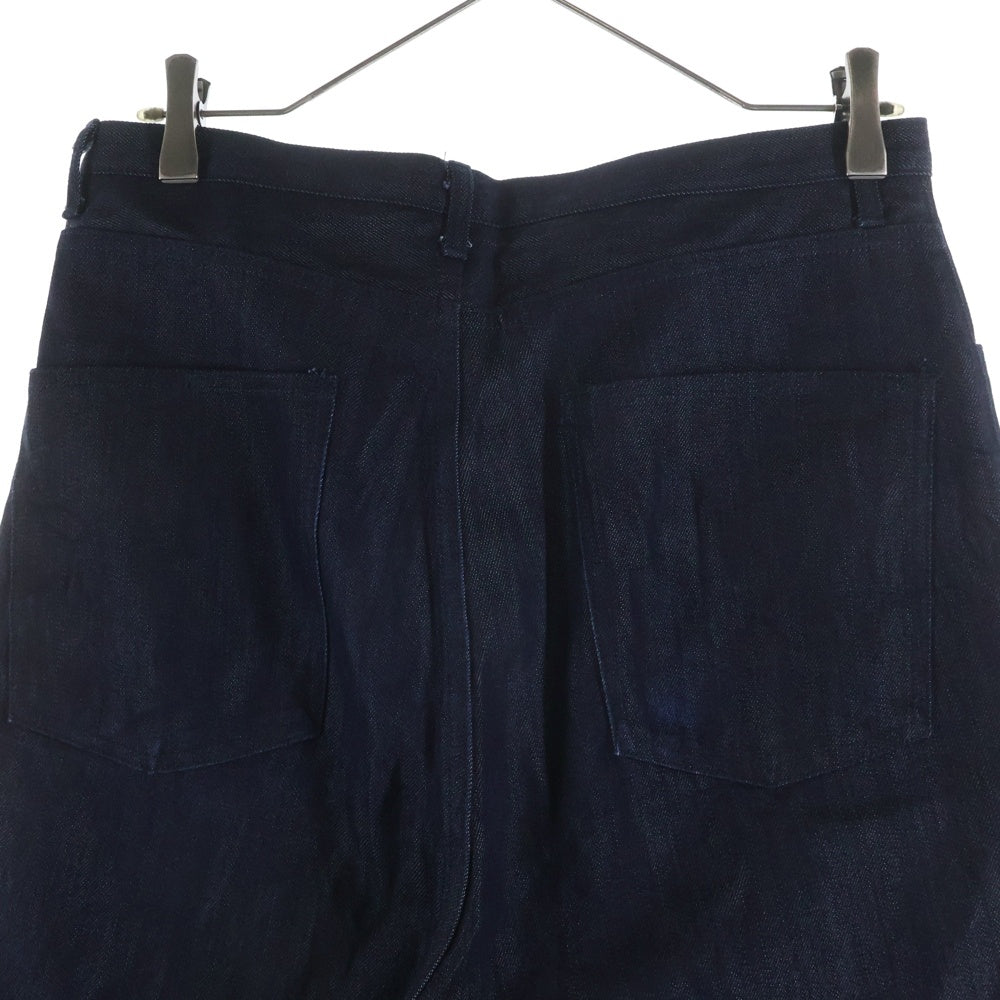 NO BRAND(ノーブランド) KIJI (キジ) ボタンフライ テーパードデニムパンツ ジーンズ インディゴ BBZ2011203A0001