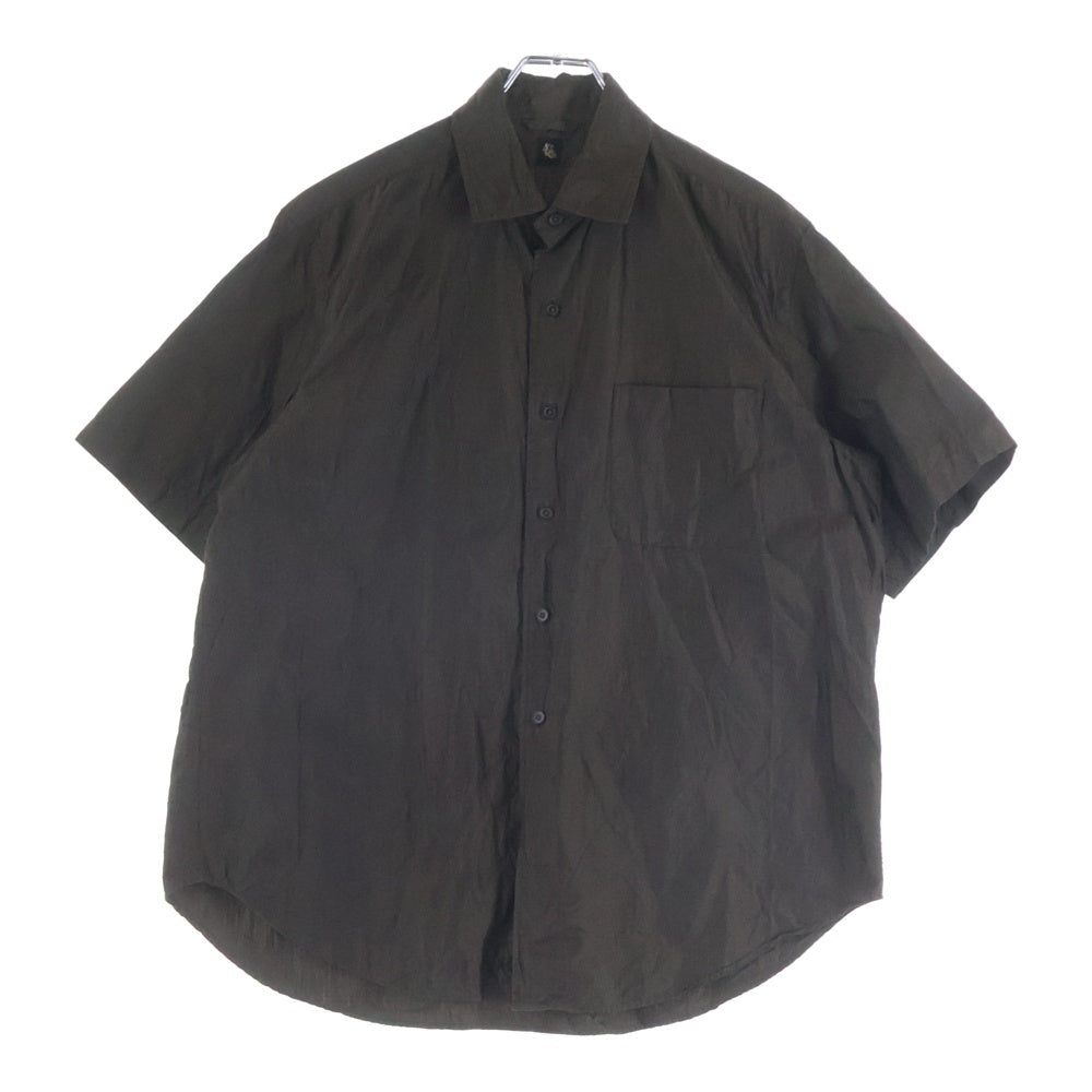 KAPTAIN SUNSHINE(キャプテンサンシャイン) 19SS REGULAR COLLAR S/S SHIRTS レギュラーカラー ショートスリーブ コットンシャツ ブラウン KS9SSH01