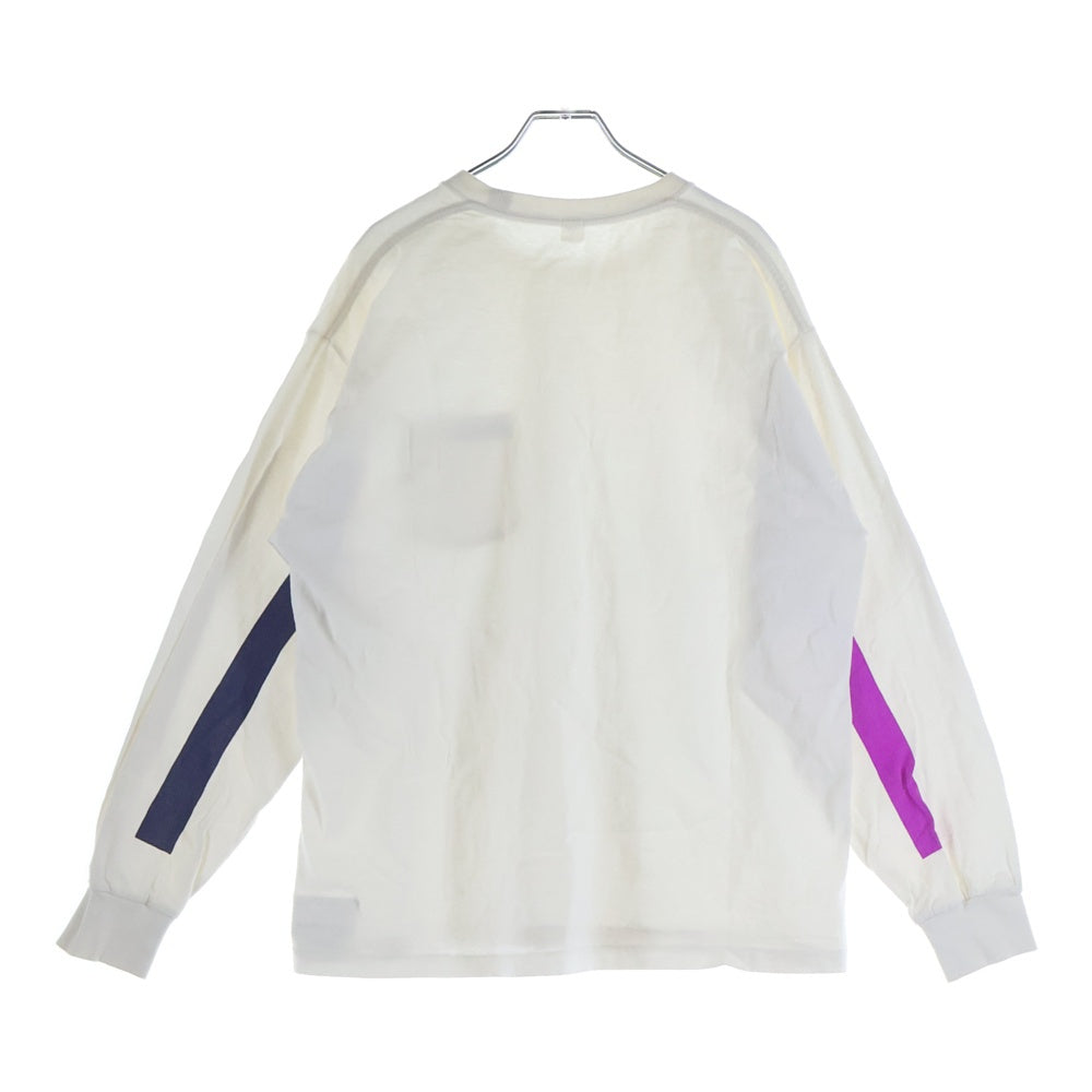 KAPTAIN SUNSHINE(キャプテンサンシャイン) 18AW サイドライン クルーネック長袖Tシャツ カットソー ホワイト KS8FCS10