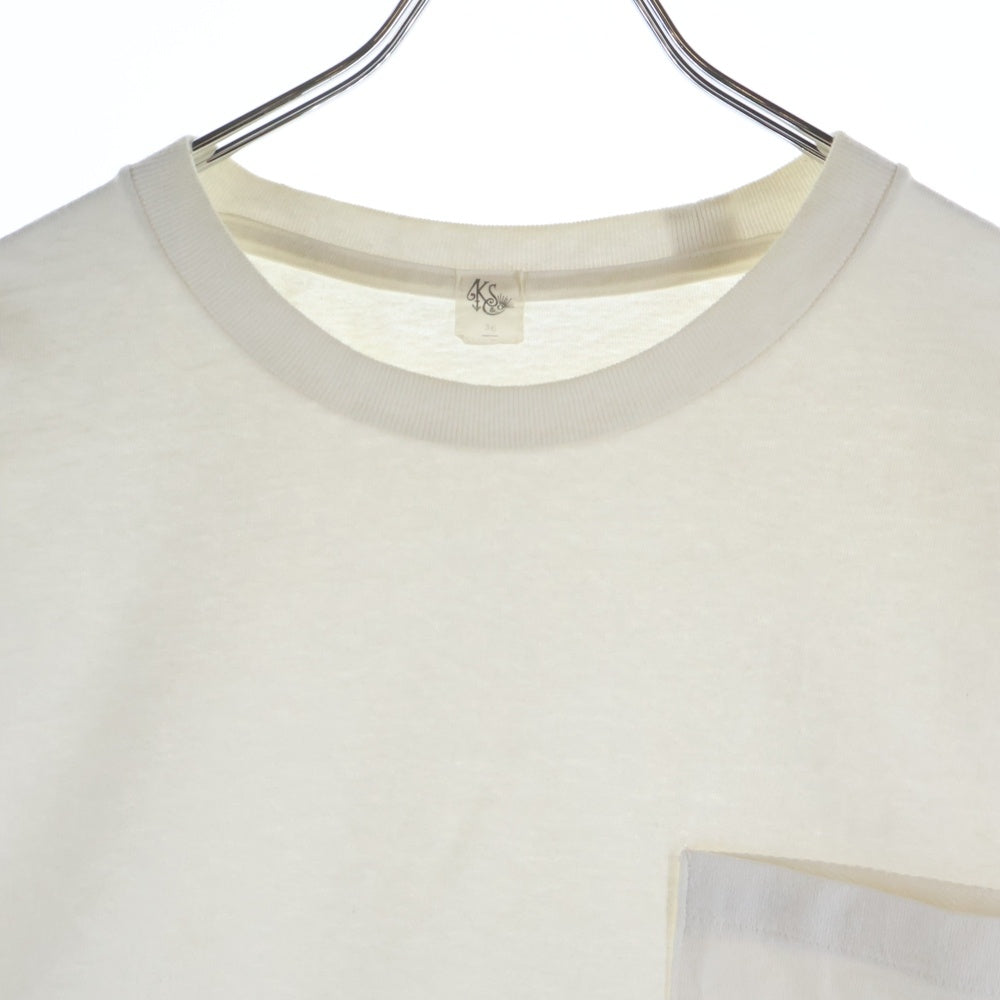 KAPTAIN SUNSHINE(キャプテンサンシャイン) 18AW サイドライン クルーネック長袖Tシャツ カットソー ホワイト KS8FCS10