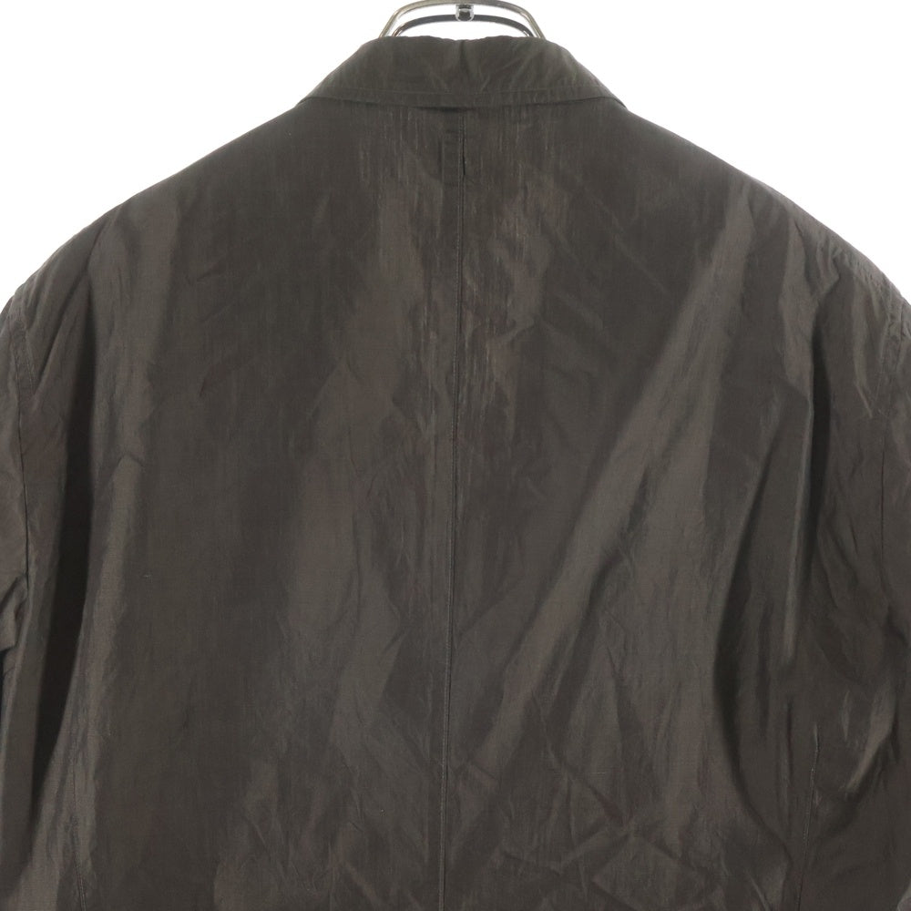 KAPTAIN SUNSHINE(キャプテンサンシャイン) 19SS FINX COTTON SILK FIELDWRAP JACKET フィンクス コットン シルク フィールドラップ シングルテーラードジャケット ブラウン KS9SJK07
