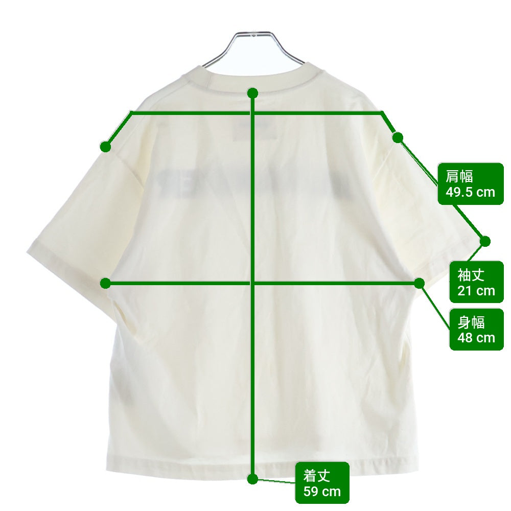 JIL SANDER(ジルサンダー) フロントロゴデザイン クルーネック カットソー 半袖Tシャツ ホワイト JSPS707050 WS248708