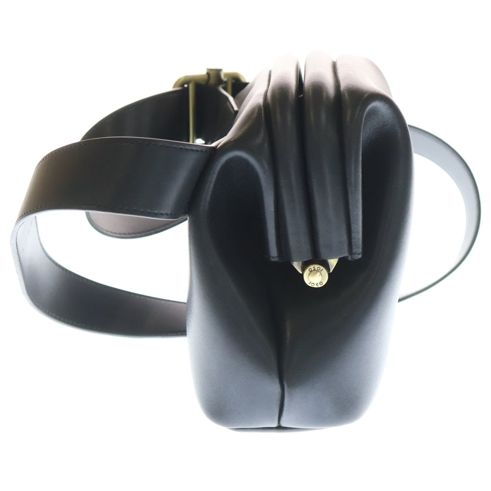 OSOI(オソイ) MINI BROT ミニブロット レザー ショルダーバッグ ブラック 16FB010-03-01 レディース