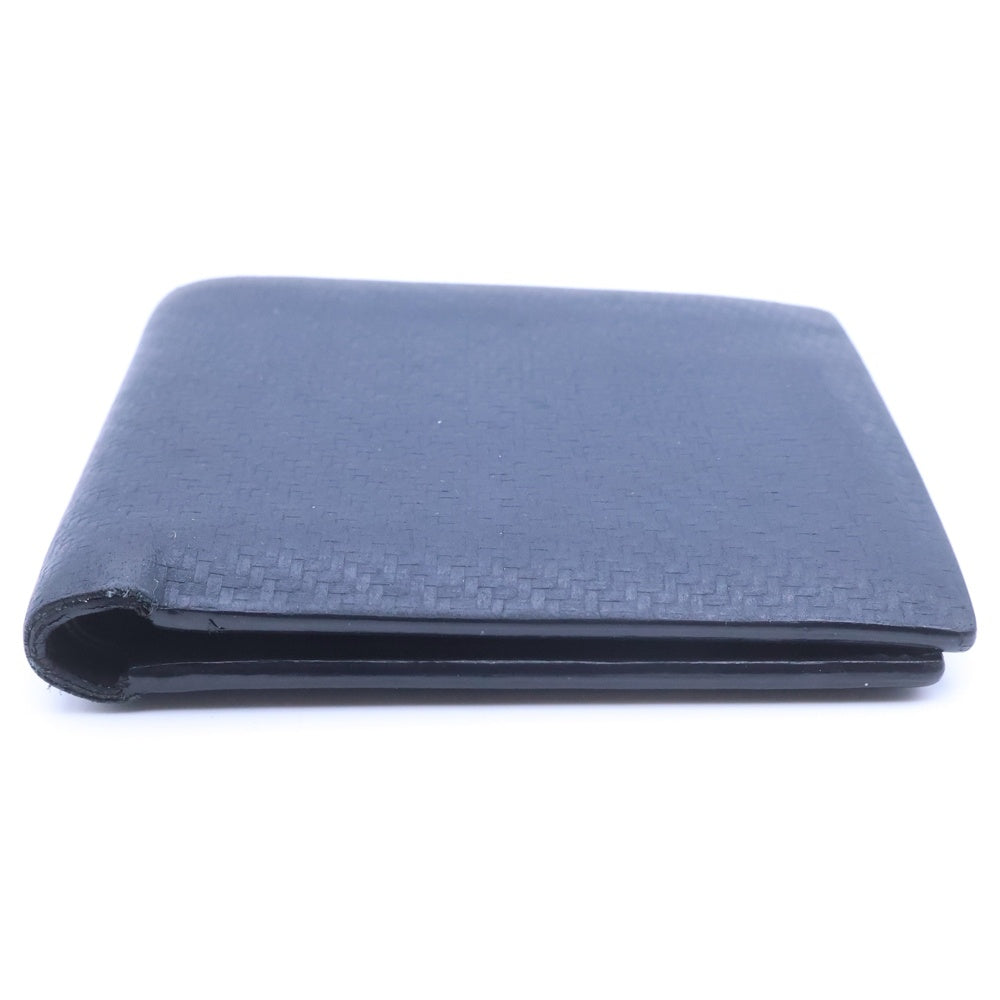 dunhill(ダンヒル) ボストンレザー 二つ折り コンパクトウォレット 財布 ブラック L2V530N