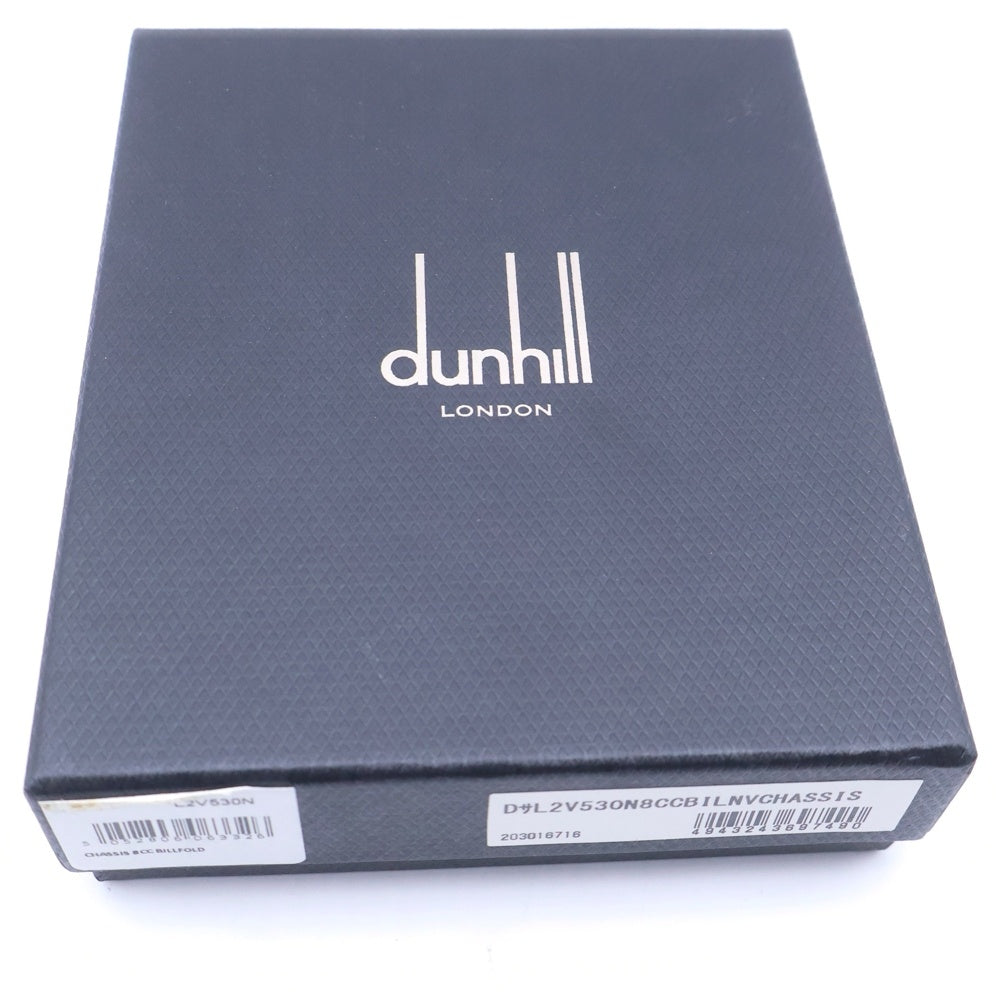 dunhill(ダンヒル) ボストンレザー 二つ折り コンパクトウォレット 財布 ブラック L2V530N