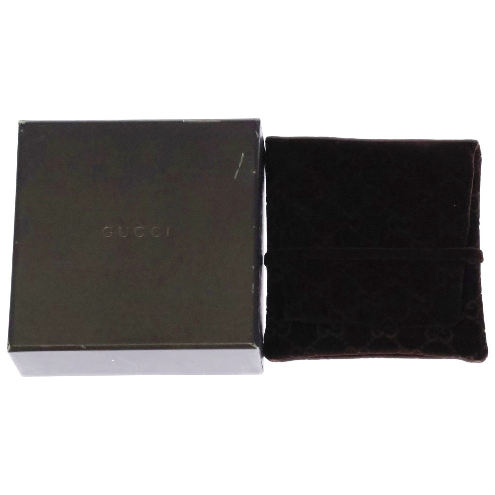 GUCCI(グッチ) バンブー クロスペンダントトップ ベネチアンチェーン ネックレス シルバー G486-98 レディース