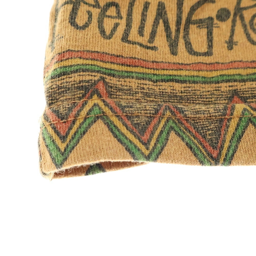 STUSSY(ステューシー) 80-90S VINTAGE IRIE BAND ヴィンテージ アイリーバンド 黒タグ ラスタカラー タンクトップ カットソー オレンジ