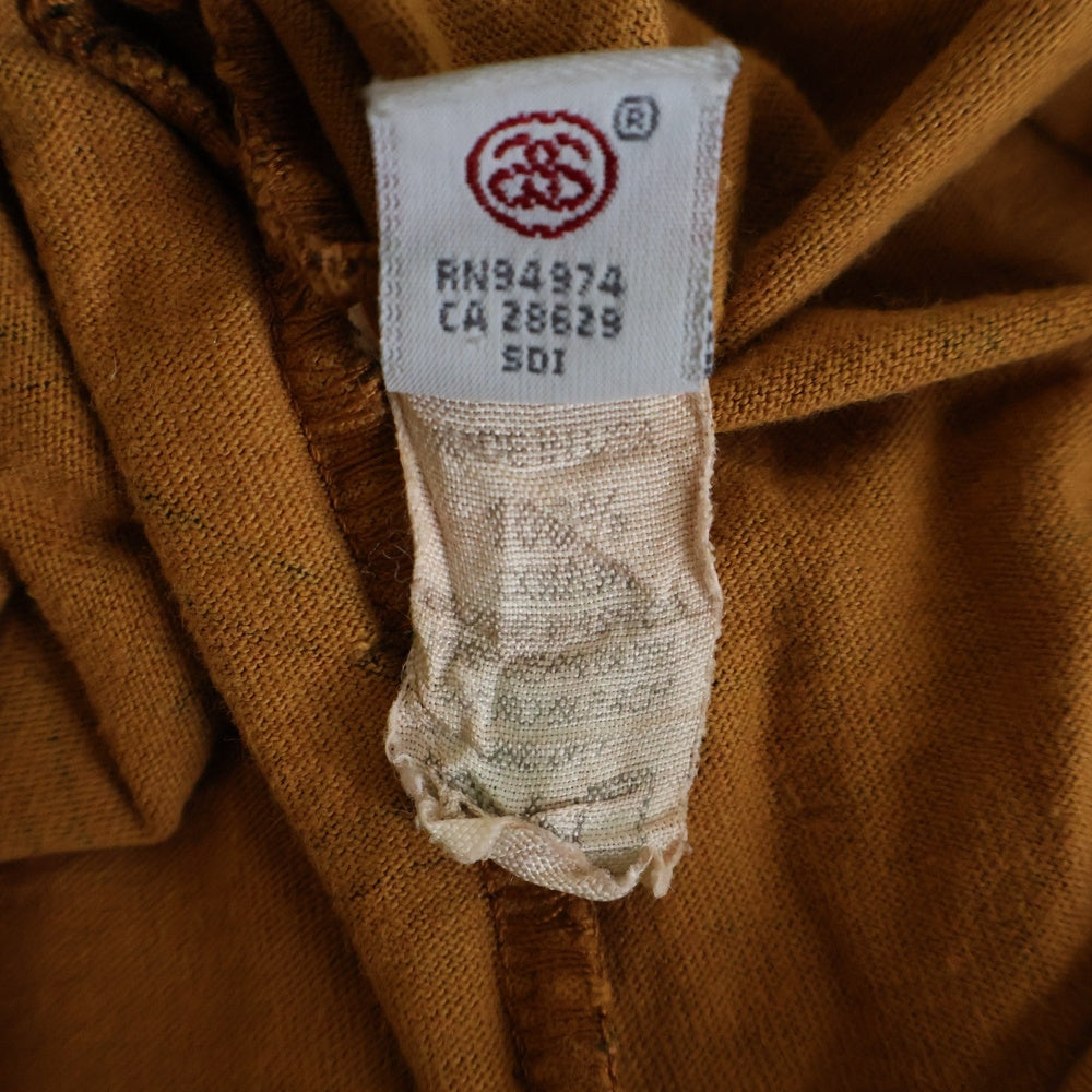 STUSSY(ステューシー) 80-90S VINTAGE IRIE BAND ヴィンテージ アイリーバンド 黒タグ ラスタカラー タンクトップ カットソー オレンジ