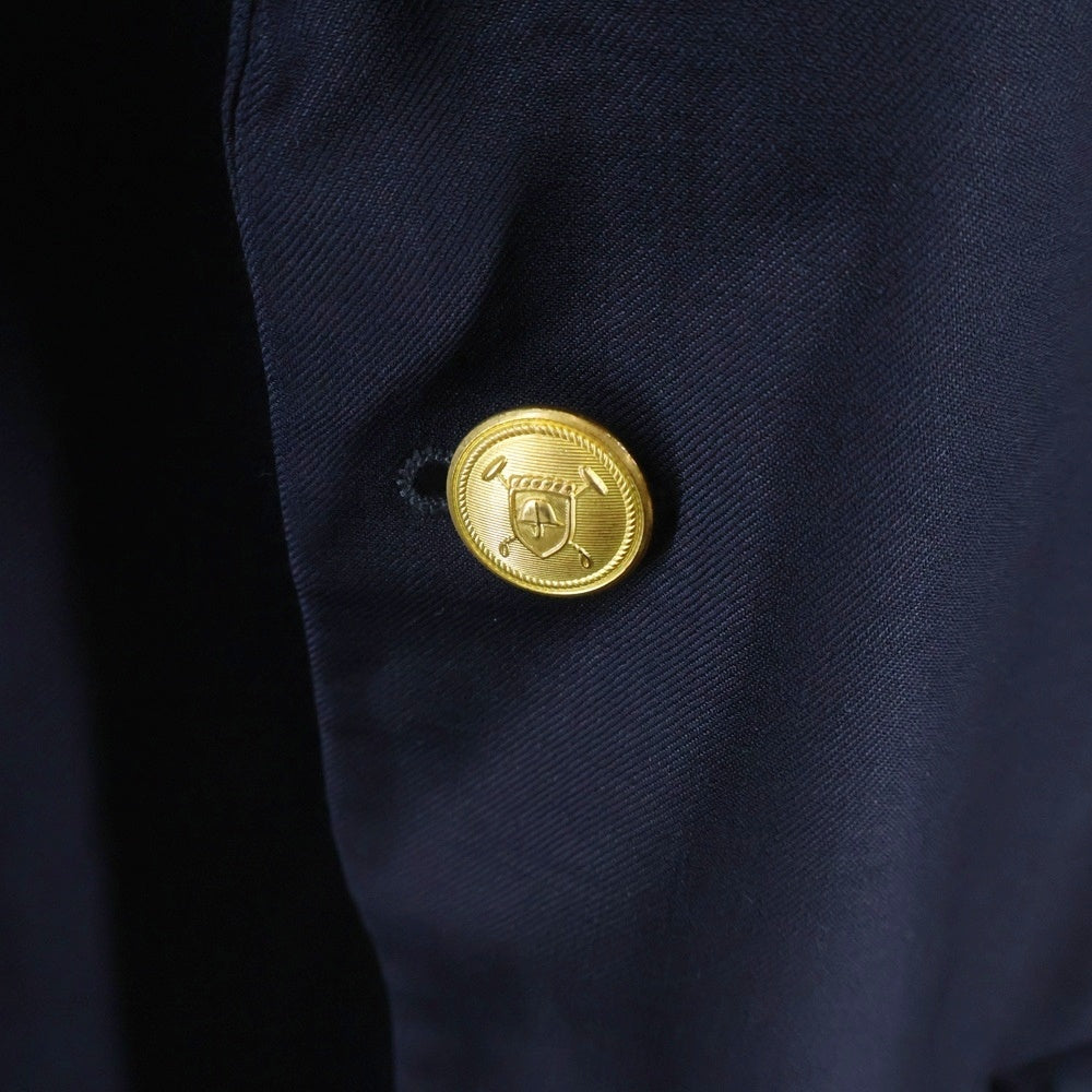 LAUREN RALPH LAUREN(ローレンラルフローレン) ウール 紺ブレ 金ボタン 2Bシングルテーラードジャケット ネイビー