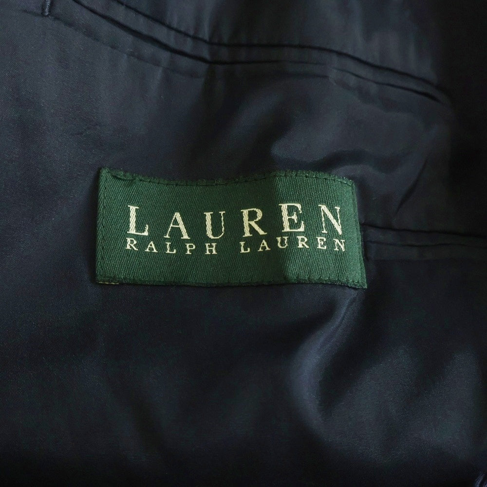 LAUREN RALPH LAUREN(ローレンラルフローレン) ウール 紺ブレ 金ボタン 2Bシングルテーラードジャケット ネイビー