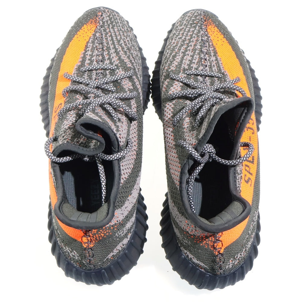 adidas(アディダス) YEEZY BOOST 350 V2 CABON BELUGA イージーブースト カーボン ベルーガ ローカットスニーカー グレー/オレンジ US10/28cm HQ7045