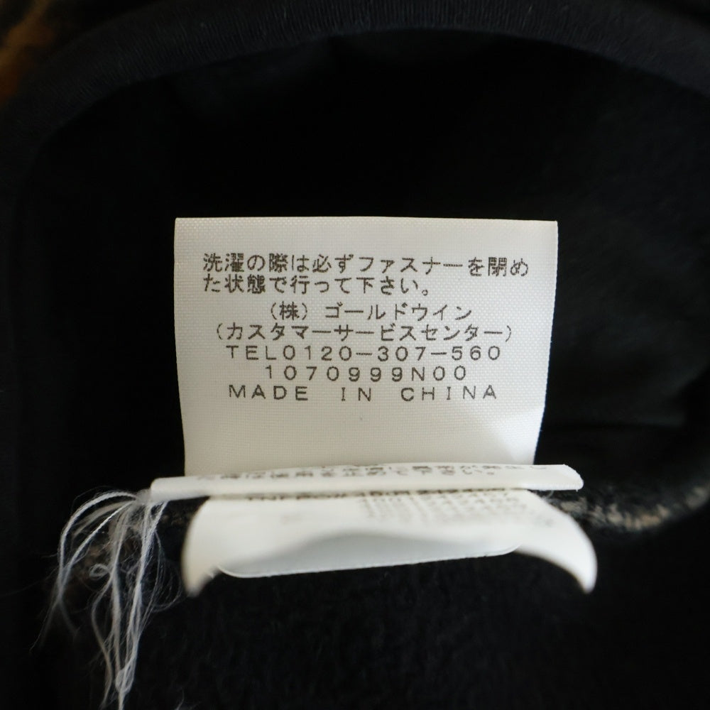 SUPREME(シュプリーム) 21AW ×THE NORTH FACE Bleached Denim Print Fleece Jacket ザノースフェイス ブリーチドデニムプリント フリースジャケット ブラウン