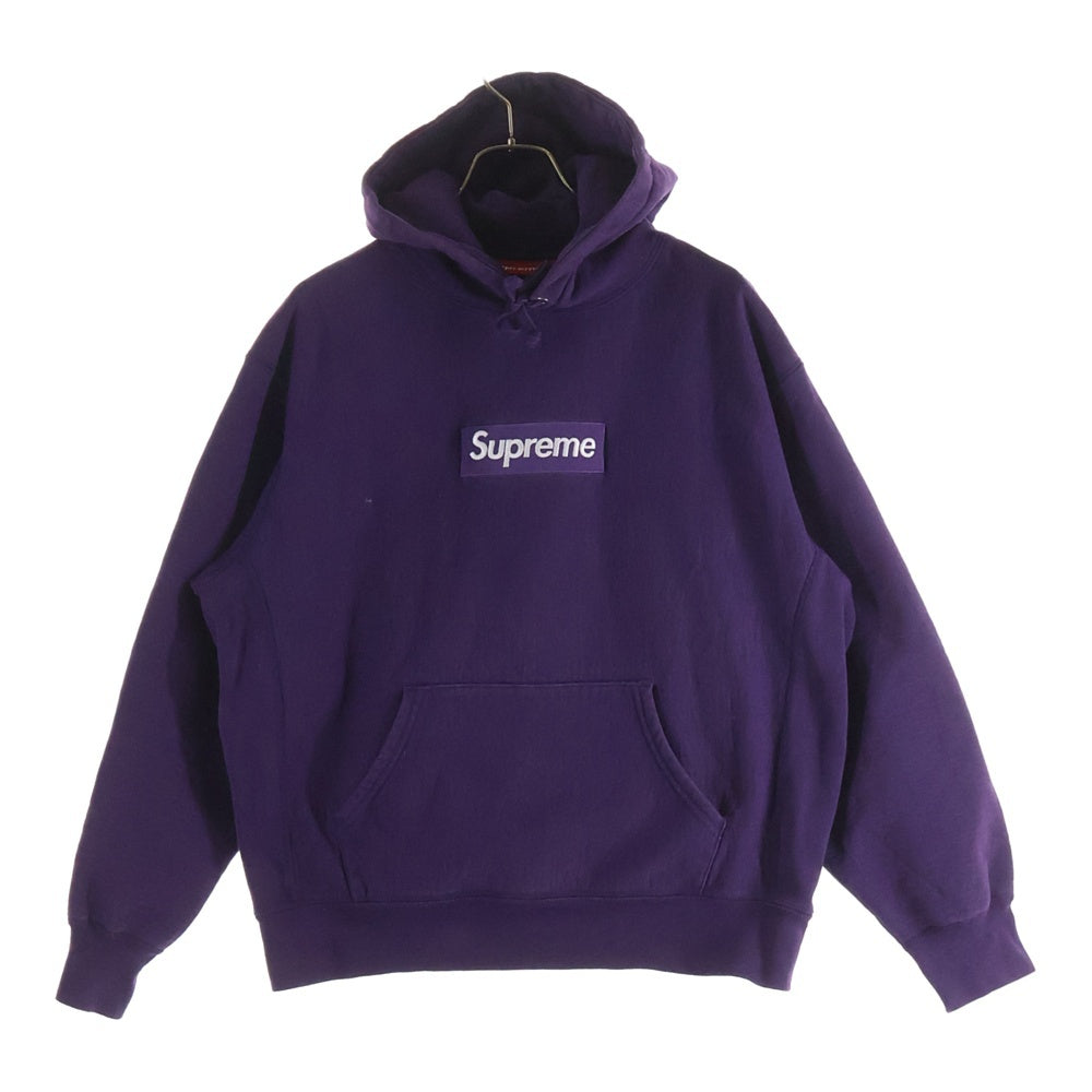SUPREME(シュプリーム) 23AW Box Logo Hooded Sweatshirt ボックスロゴ スウェット プルオーバーパーカー パープル