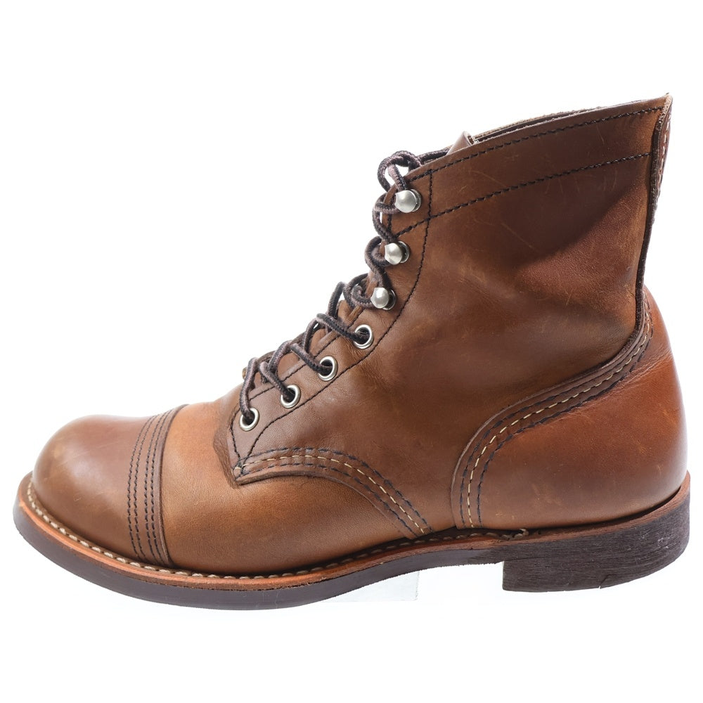 RED WING(レッド ウイング) 8111 IRON RANGER アイアンレンジャー レザー レースアップブーツ ブラウン