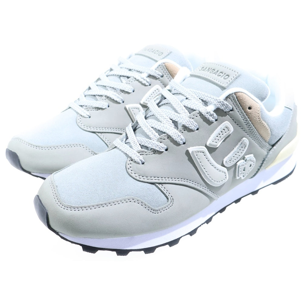 Sangacio(サンガッチョ) にゅーず GRAY 10周年 Limited Edition レザーローカットスニーカー グレー US8/26cm