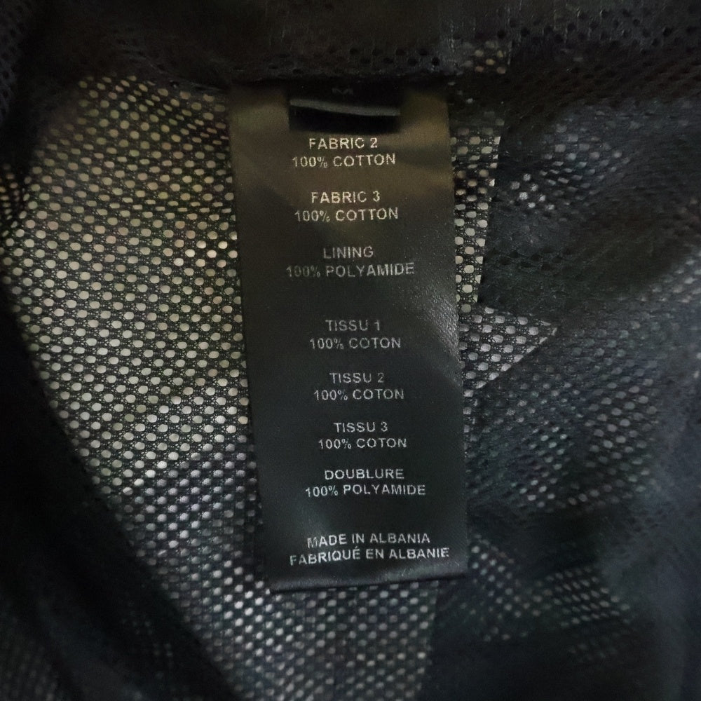 VETEMENTS(ヴェトモン) 19SS TRACK SUIT JACKET 両面プリント ジップアップトラックジャケット ブラック/ホワイト USS191054