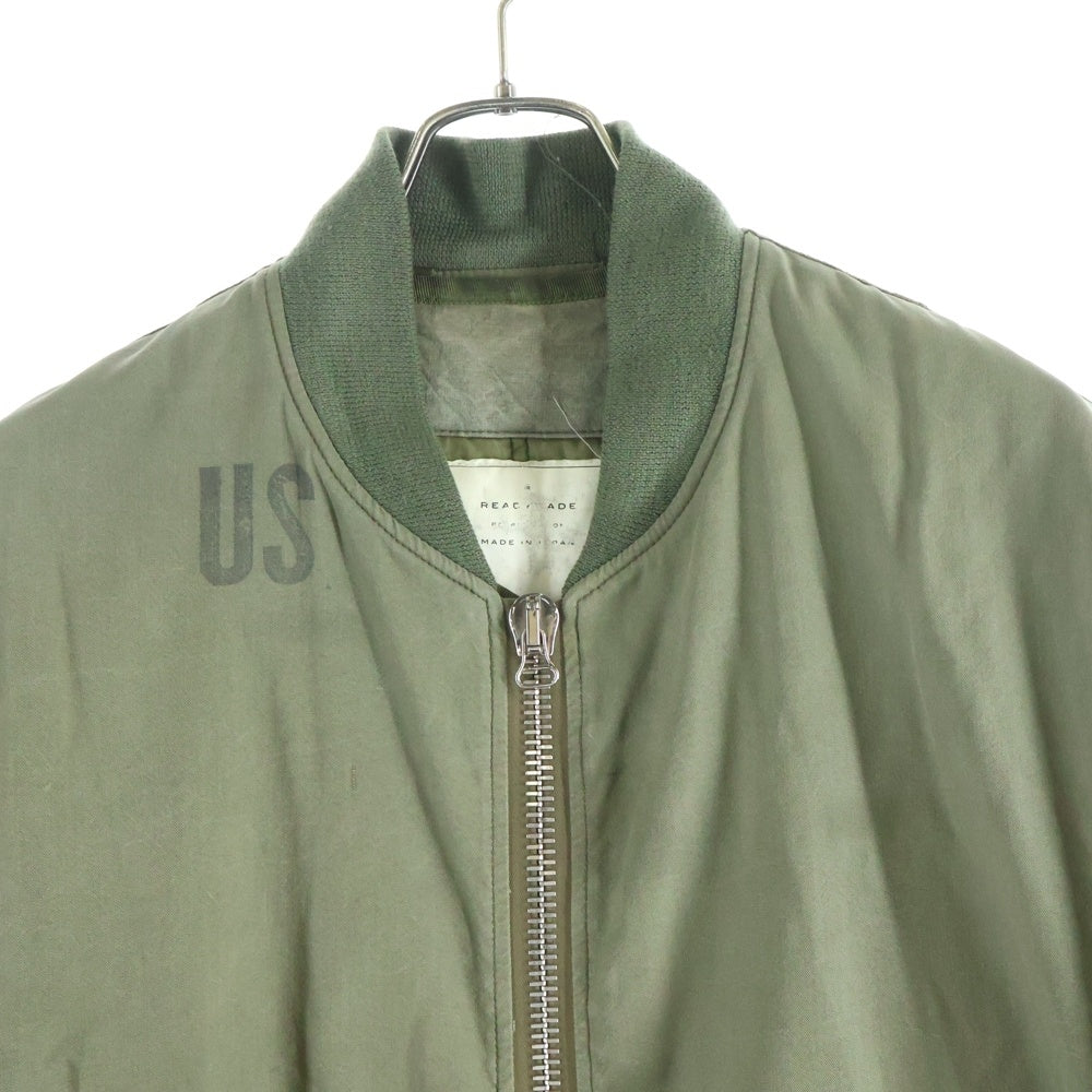 READY MADE(レディメイド) 23AW JESSE JACKET ジェシー ボンバージャケット MA-1 カーキ RE-CO-KH-00-00-23