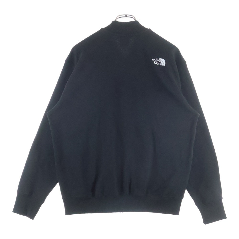 THE NORTH FACE(ザノースフェイス) HEATHER BOMBER SWEAT JACKET ヘザーボンバー ジップアップ スウェットジャケット ブラック NT12534R