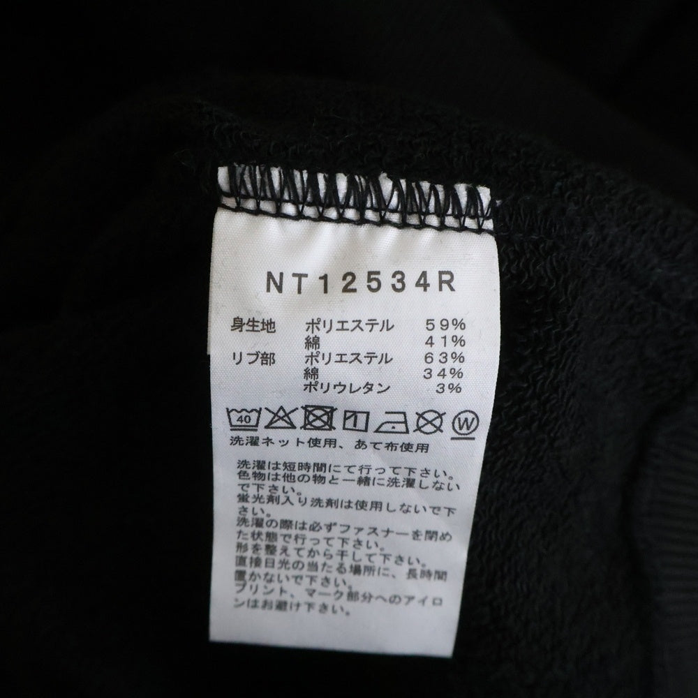THE NORTH FACE(ザノースフェイス) HEATHER BOMBER SWEAT JACKET ヘザーボンバー ジップアップ スウェットジャケット ブラック NT12534R