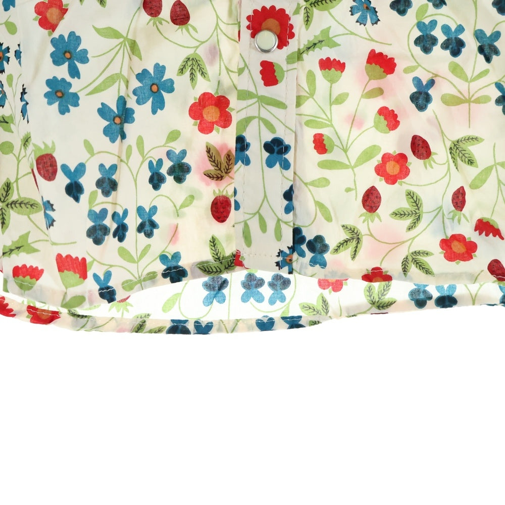 DSQUARED2(ディースクエアード) フローラルデザイン レギュラーカラー デニムパッチデザイン ウエスタン 長袖シャツ マルチ 73DL005