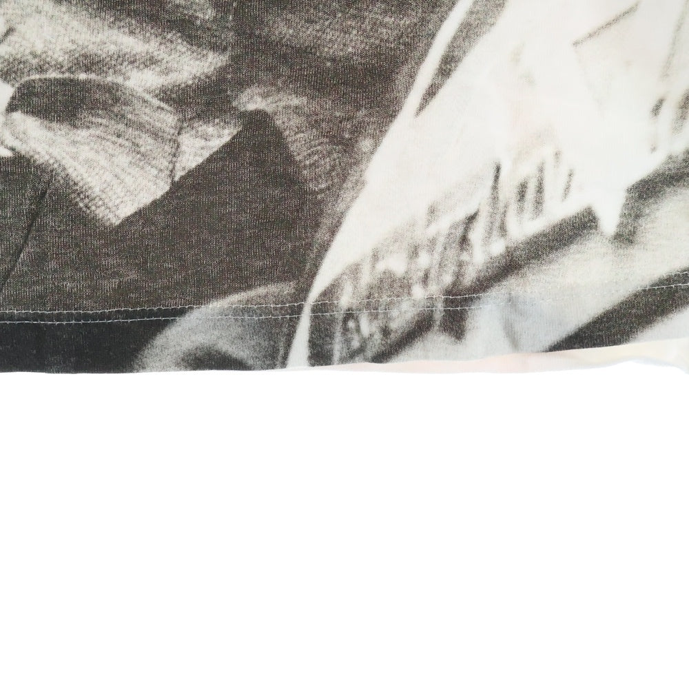 DOLCE & GABBANA(ドルチェアンドガッバーナ) ELVIS PRESLEY エルヴィス プレスリー Vネック カットソー 半袖Tシャツ ホワイト