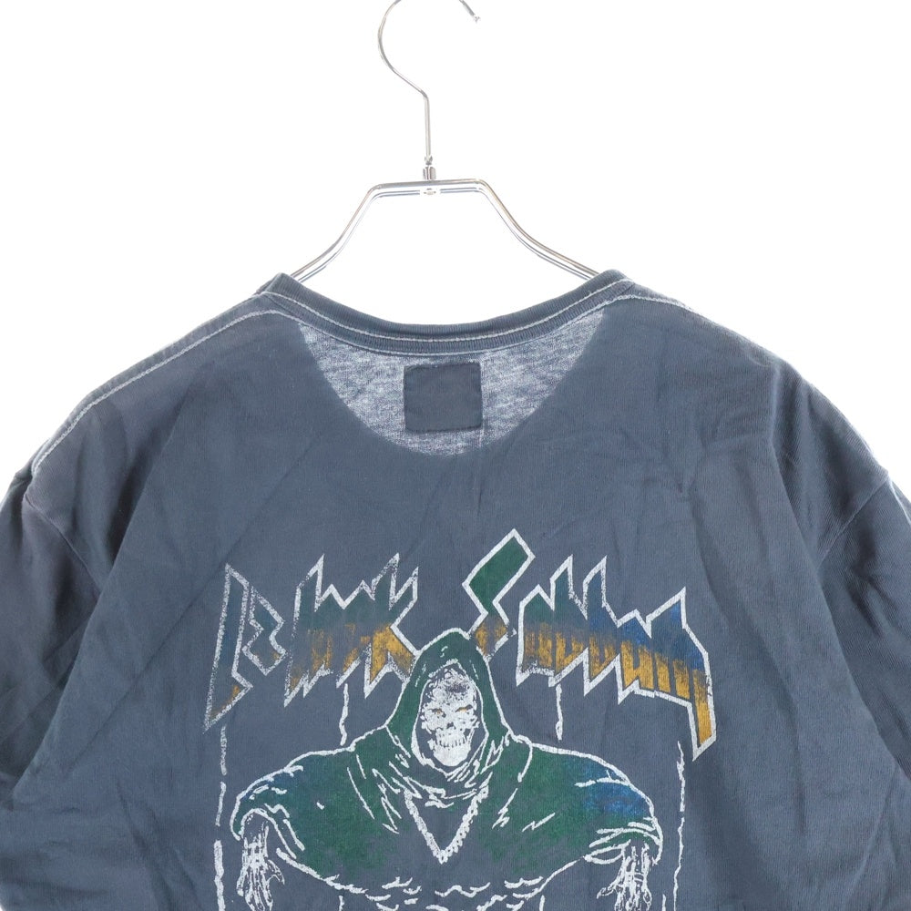 VINTAGE(ヴィンテージ) 00S VINTAGE TRUNK SHOW BLACK SABBOTH ヴィンテージ ブラックサバス トランクショー フロントロゴデザイン クルーネック カットソー 半袖Tシャツ グレー