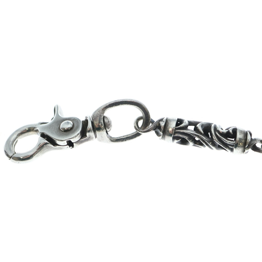 CHROME HEARTS(クロムハーツ) ROLLER LONG-T オールド 2クリップロングローラー ウォレットチェーン シルバー
