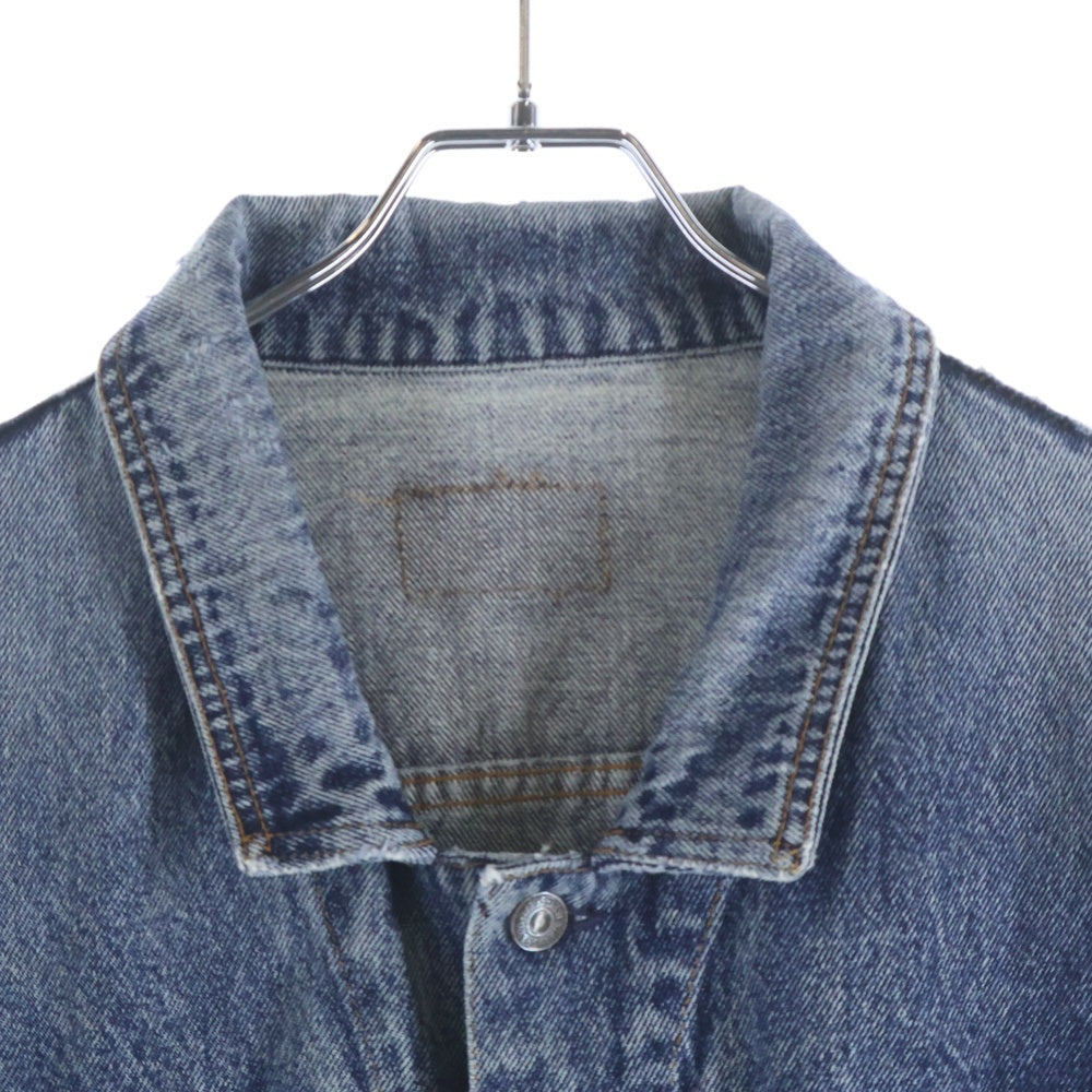 Levi's(リーバイス) 90S VINTAGE 75068-0227 ヴィンテージ USA製 マルチポケット ケミカルウオッシュ デニムトラッカージャケット インディゴ