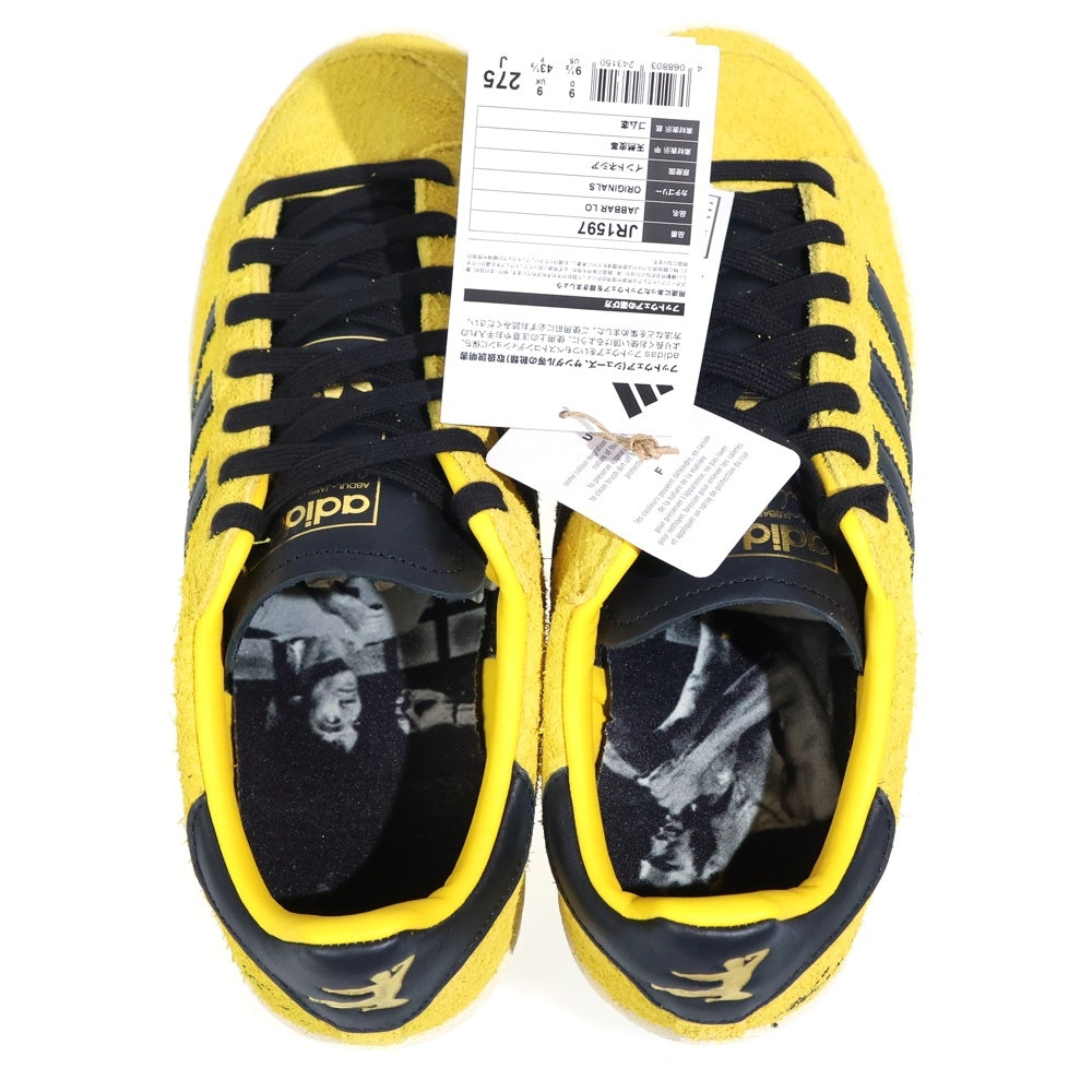 adidas(アディダス) ×BRUCE LEE JABBAR LOW GAME OF DEATH ブルースリー ジャバー 死亡遊戯 ローカットスニーカー イエロー/ブラック US9.5/27.5cm JR1597