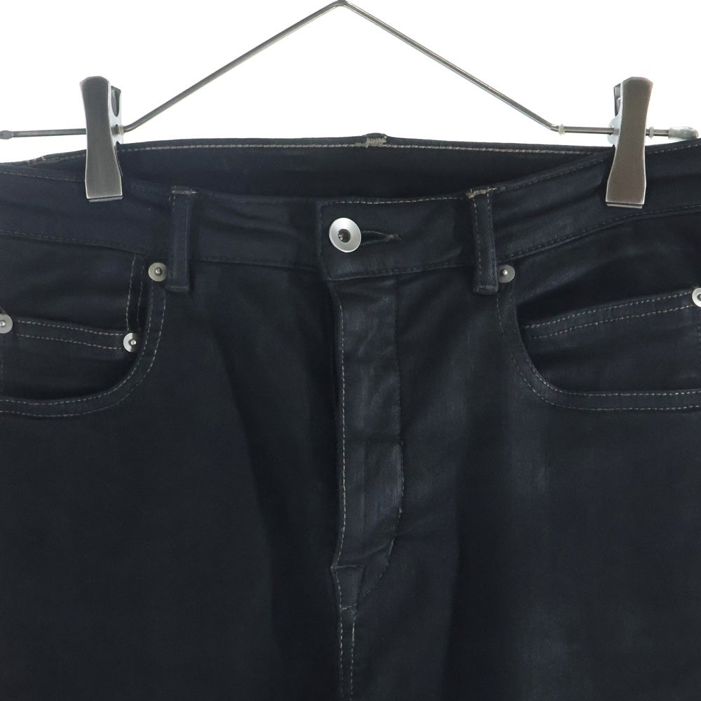 Rick Owens DRKSHDW(リックオウエンス ダークシャドウ) 24SS 6ポケット ボタンフライ スキニーデニムパンツ ブラック DU01D1366-SBB