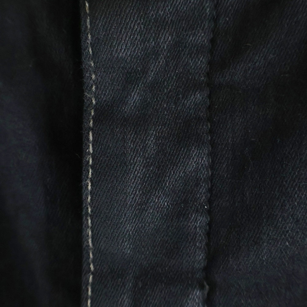 Rick Owens DRKSHDW(リックオウエンス ダークシャドウ) 24SS 6ポケット ボタンフライ スキニーデニムパンツ ブラック DU01D1366-SBB